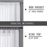 Tollpiz Short Sheer Tier Curtains Linen Textured Half Kitchen Curtain Sheers Light Filtering Rod Pocket Voile Small Curtain for Bathroom, 25 x 24 inches Long, White, Set of 2 Panels