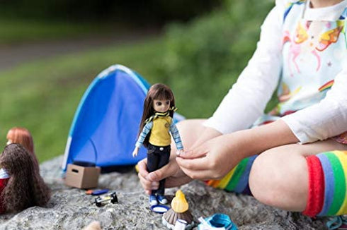 Lottie Dolls Camping Playset | Doll Camping Toys for Girls & Boys | Toy Campfire Doll Camping Accessories | Boy & Girl Camping Toys