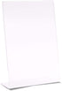 Photo Booth Frames - 5x7 Inch Clear Acrylic Display, Slanted Back Vertical Standing Plastic Picture or Display Sign Holder with Inserts - 12 Count