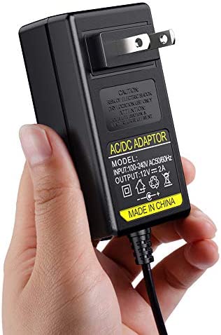 SoulBay 12V Power Cord for Sony Blu-Ray Disc DVD Players BDP-Series BDP-S1700 BDP-S3200 BDP-S3500 BDP-S3700 BDP-S6500 12 Volt Replacement for Sony AC-M1208UC AC Adapter