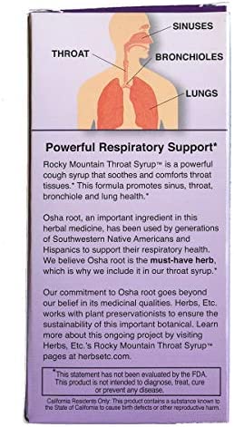Rocky Mountain Throat Syrup