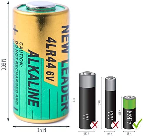 Bark Collar Batteries by GoodBoy 5-Pack 6V Alkaline Battery 4LR44 (Also Known as PX28A, A544, K28A, V34PX)