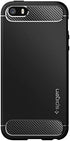 Spigen Rugged Armor Designed for iPhone SE Case (2016) - Black