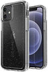 Speck Products Gemshell Glitter iPhone 12 Mini Case, Clear/Clear with Gold Glitter, 137597-9221