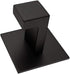 Flybath Coat Hook SUS 304 Stainless Steel Towel Robe Hooks Square Bathroom Accessories Wall Mounted Self Adhesive (No Drilling), Plating Matte Black - 2 Pack