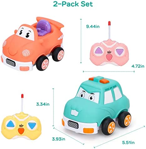 TOY Life Remote Control Car for Toddlers, Toys for 2 Year Old Boy, Remote Control Car for Boys 3-5, RC Car for Toddler Boy Toys, Toy Car, Toddler Race Car Toys for Kids, RC Cars for Baby, Children