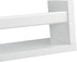 AHDECOR Nursery Room Bookshelf Wall Mount White Floating Shelves, Display Wall Shelf for Kids Romm, Kitchen Spice Rack, Bathroom Decor, Book Shelves Organizer or Baby Nursery, Set of 2, 15 inch