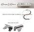 House2Home 40 Pack Upholstery Stay Wire Clips for Sofa, Couch, and Chair Spring Repair, Includes Instructions, Connectors to Attach Springing Wire to Springs
