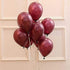 Burgundy Rose Gold Confetti Balloons of 15pcs for Burgundy Birthday Party Decorations Women/Rose Gold Latex Balloons for Maroon Rose Gold Wedding Party Background 2022 Graduation Decorations
