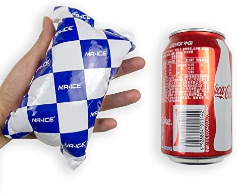 Shipping Cold Packs Ice Pack Sheets for Coolers Reusable, Ice Pack for Shipping Frozen Food, Shipping Dry Ice Pack Freezer Pack for Lunch Bag Long Lasting Cool Packs for Shipping, 6.9" x 4.7" 15 Packs