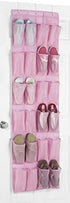 Whitmor 24 Pocket Over the Door Shoe Organizer - Pink