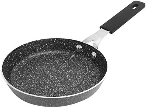Granitestone Egg Pan 5.5" inches Nonstick Novelty-Sized Eggpan Omelet Pan with Rubber Grip Heat-Proof Handle Egg Frying Pan, Dishwasher and Oven Safe Breakfast Pan, PFOA-Free Fry Pan As Seen On TV