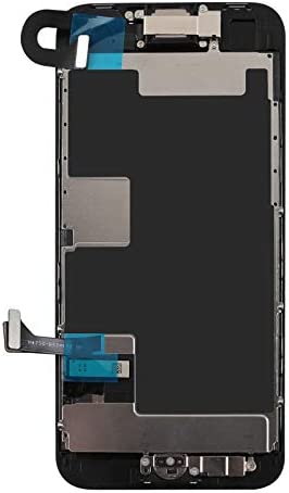 Ayake for iPhone 8 Plus Screen Replacement with Home Button, Full Assembly Retina LCD Touch Display Digitizer with Front Camera+Earpiece Speaker+Proximity Sensor+Tools for A1864, A1897, A1898 (Black)