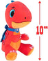 Dino Ranch - Blitz Plush 10” Soft, Cuddly, Blitz Plush, Amazon Exclusive, Toys for Kids Ages 3 and Up - Fun Plush Toys Featuring Your Favorite Dino