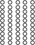 O-Rings 3-3/4" GI Joe Cobra Replacement for G.I. Joe Action Figure Waist Band Professor Foam(50/Pack)