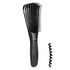BESTOOL Detangling Brush for Black Natural Hair, Detangler Brush for Natural Black Hair Curly Hair Afro 3/4abc Texture, Faster n Easier Detangle Wet or Dry Hair with No Pain (Black)