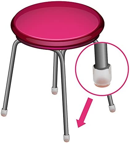 Outus 32 Pack Silicone Chair Leg Floor Protectors, Chair Leg Covers Silicone Floor Protector Round Furniture Table Feet Covers, Fit for The Chair Legs with The Diameter of 0.99-1.14 inch