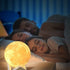 Balkwan Moon Lamp 4.7 inches 3D Printing Moon Light uses Dimmable and Touch Control Design,Romantic Funny Birthday Gifts for Women ,Men,Kids,Child and Baby. Rustic Home Decor Rechargeable Night Light