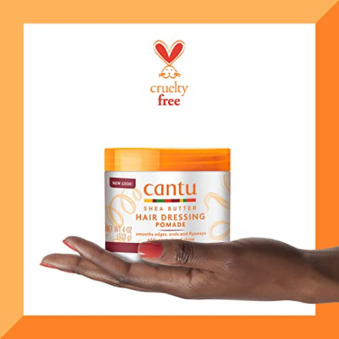 Cantu Hair Dressing Pomade with Shea Butter, 4 Ounce