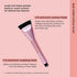 Real Techniques Sculpt & Shape Dual Ended 2-in-1 Makeup Brush, Contours Cheek, Nose, Eyes and Highlighter, Flat Head Blends & Intensifies Contour, Pink, 1 Count