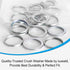 20Pcs M16 Oil Drain Plug Gasket Crush Washer Fit for Subaru Outback Legacy Impreza Forester BRZ XV Crosstrek, Replaces 803916010