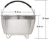 Aozita Steamer Basket for Instant Pot Accessories 3 Qt Only- Stainless Steel Steam Insert with Premium Handle for 3 Quart Pressure Cookers - Vegetables, Eggs, Meats, etc