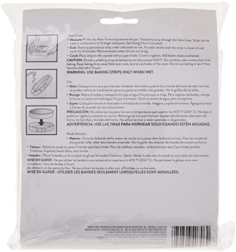 Wilton Bake-Even Cake Strips for Cake Pans, 6-Piece