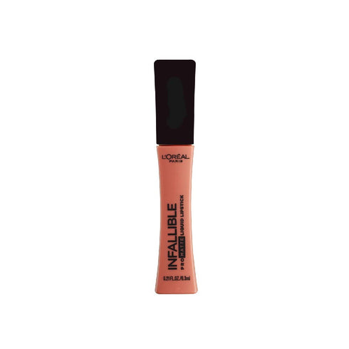 L'Oreal Paris Makeup Matte Lipstick, Infallible Pro-Matte Liquid Lipstick, Long Lasting Lightweight High Impact Color, Up to 16 Hours of Wear, Nudist, 0.2 fl.oz
