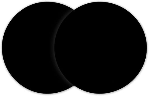 2 Pack Multi-Purpose Silicone Microwave Mat, 12 Inch Non Stick Silicone Baking Mats Oven Mat for Bottom of Oven, Heat Resistant Oven Mat Microwave Trivet Mat ?Black)