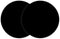 2 Pack Multi-Purpose Silicone Microwave Mat, 12 Inch Non Stick Silicone Baking Mats Oven Mat for Bottom of Oven, Heat Resistant Oven Mat Microwave Trivet Mat ?Black)