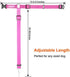 BWOGUE 2 Packs Dog Cat Safety Seat Belt Strap Car Headrest Restraint Adjustable Nylon Fabric Dog Restraints Vehicle Seatbelts Harness