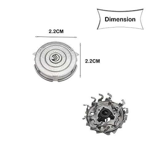 HQ9 Replacement Heads, Shaver Heads Blades Cutter Replacement for Philips Norelco SpeedXL 8240XL 8140XL 8150XL 8160XL 8170XL, 8100 series, 8200 series, 9100 series, and PT/AT900