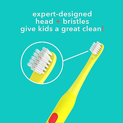 Colgate Hum Kids Toothbrush Refill Heads, Yellow, 2 Pack