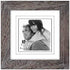 Malden International Designs Matted 4x4 Picture Frame, Rustic Gray Ridge