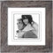 Malden International Designs Matted 4x4 Picture Frame, Rustic Gray Ridge