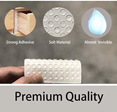 Cabinet Bumpers Drawer Bumpers Pads £¬Self-Adhesive Clear Rubber Feet Tiny Bumpons for Furniture Table Laptop 400 PCS