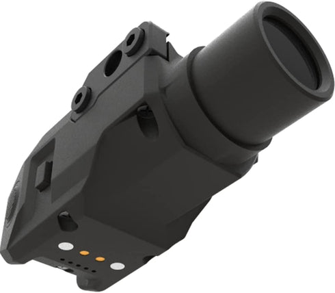 Laspur Sub Compact Tactical Rail Mount LED High Lumen Flashlight Light with Strobe for Pistol Handgun, Built-in USB Magnetic Touch Rechargeable Battery Accessory Remaining Display
