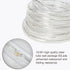 lychee Solar Rope Lights Outdoor 16.5ft 50LED Waterproof Solar Power String w/ Light Outdoor Rope Lights Ideal for Home Garden Party Wedding Decoration (Blue)