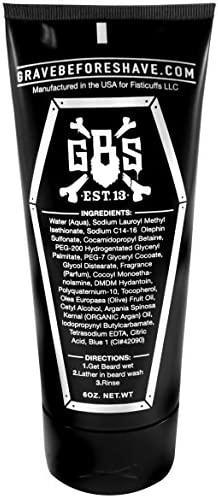 GRAVE BEFORE SHAVE™ BEARD WASH SHAMPOO 6oz. Tube