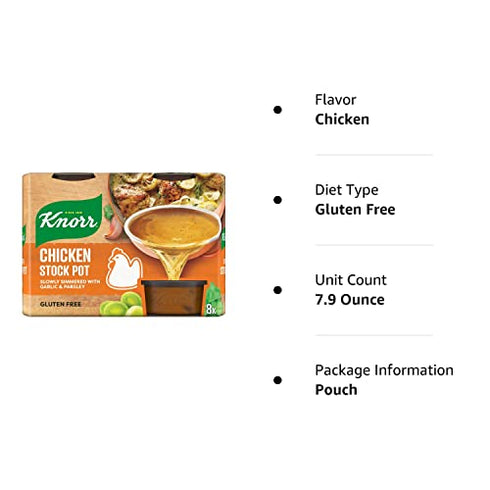 Knorr Chicken Stock Gel Pots 8 Pack 224g