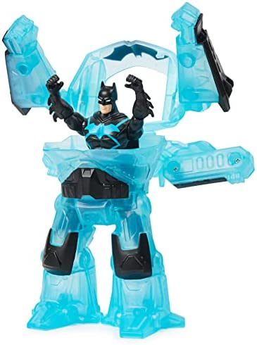 DC Comics Batman Bat-Tech 4-inch Deluxe Action Figure with Transforming Tech Armor, Kids Toys for Boys Aged 4 and up