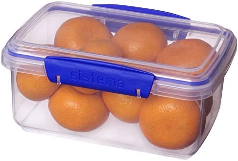 Sistema 1602 Klip It Collection Rectangle Food Storage Container, 33.8 Ounce (Set 2)