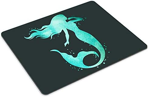 Smooffly Mermaid Mousepads Mermaid Mousepad Desk Accessory Cute Mouse pad Mermaid Decor 9.5 X 7.9 Inch (240mmX200mmX3mm)