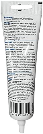 Roman Products 207802LW 6454 Seam Repair Adhesive, Sealer for Wallpaper Tears, and Loose and Overlapping Edges, 3-oz Tube, 3 Oz, White, 3 Ounce