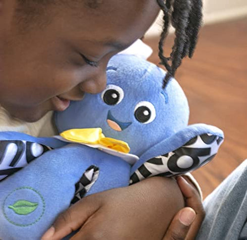 Baby Einstein Octoplush Musical Octopus Stuffed Animal Plush Toy, Age 3 Month+, Blue, 11"