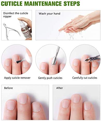 BEZOX Cuticle Clippers - Stainless Steel Professional Cuticle Cutter Hangnails Trimmers - Full Jaw Manicure Cuticle Nipper(6mm)