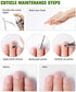 BEZOX Cuticle Clippers - Stainless Steel Professional Cuticle Cutter Hangnails Trimmers - Full Jaw Manicure Cuticle Nipper(6mm)