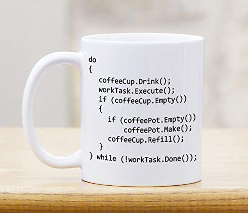 Computer Science Coffee Mug - C++ Programmer Coder Gift 11 Oz. - Verified Code