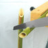 KAKURI Japanese Pull Saw for Bamboo Cutting 8-1/4" Razor Sharp Japanese Steel Blade, Hand Bamboo Saw with Plastic Cover Case, Made in JAPAN