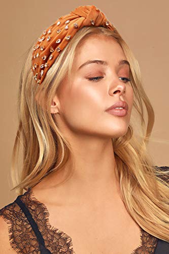 Women Knotted Jeweled Headband Embellished Top Hairband ladies Twist Hair accessories for Girls